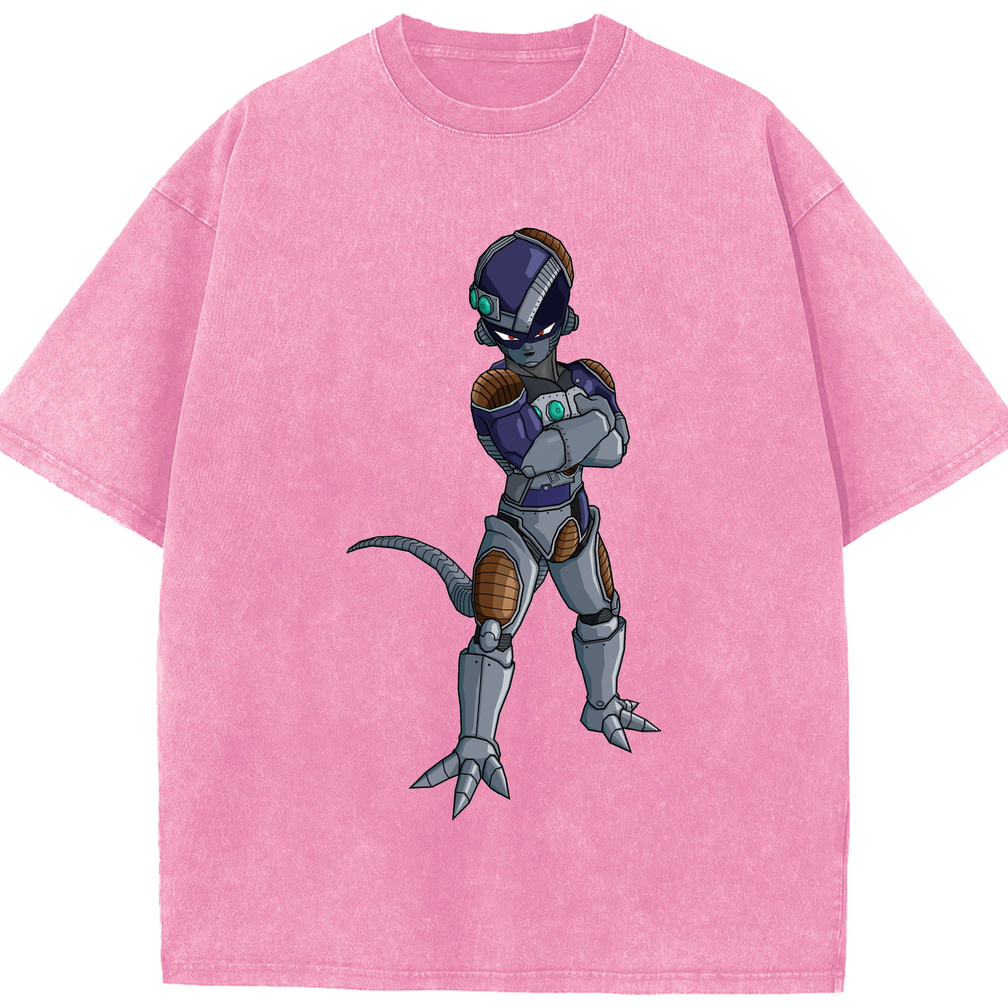 （画像用） ドラゴンボール フリーザ DRAGON BALL Frieza 綿100% ヴィンテージ風 半袖Tシャツ（フロントプリント）